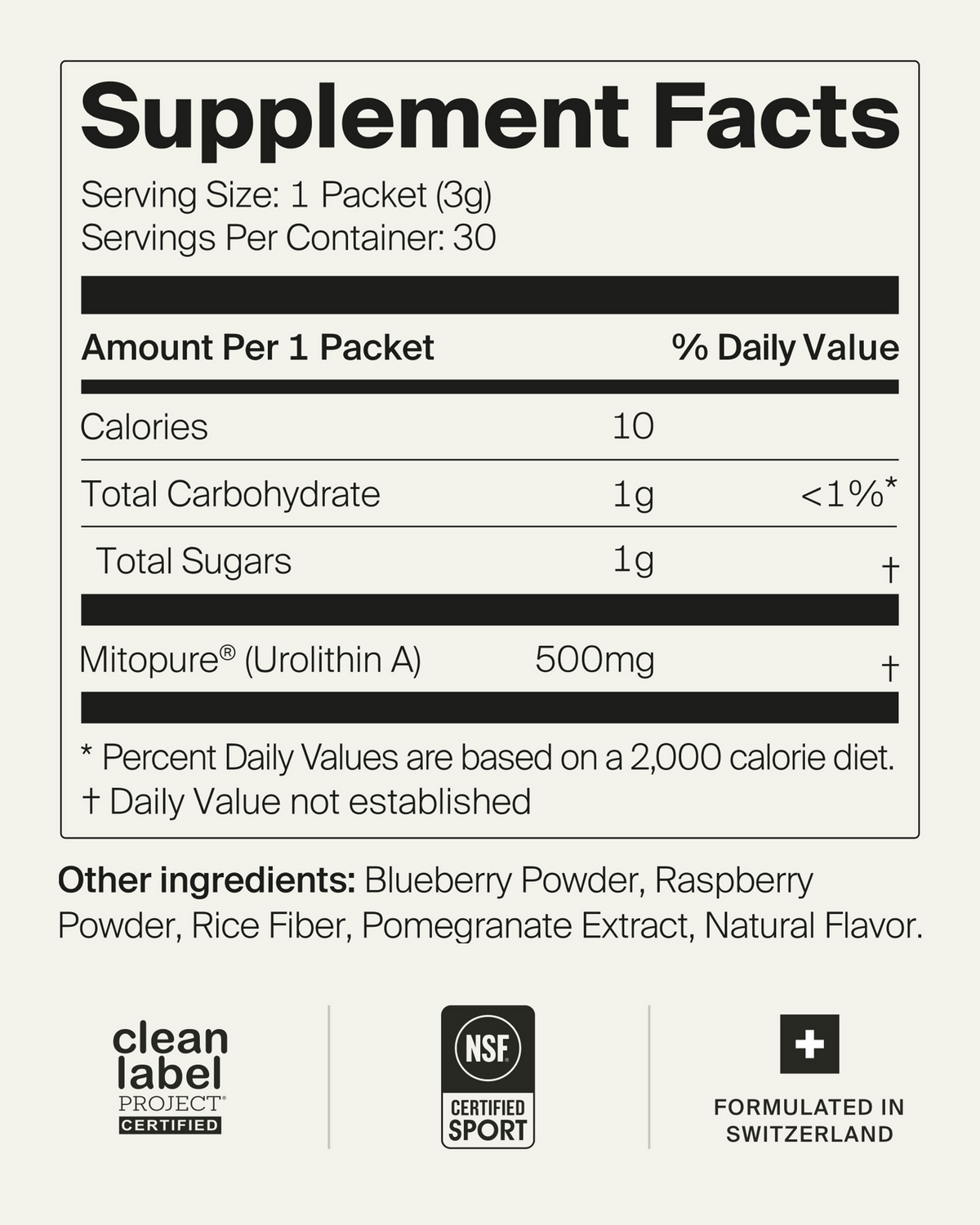 Timeline Mitopure Urolithin A Supplement Powder 500 MG- Clinically Proven Support for Healthy Aging and Cellular Renewal - Mitoceutical for Muscle Support and Longevity